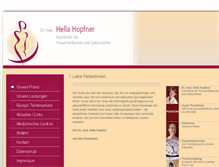 Tablet Screenshot of frauenarzt-meinerzhagen.de